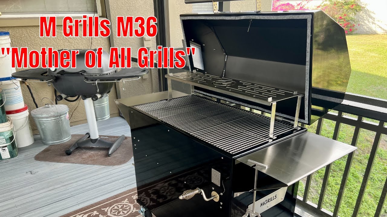 Unboxing and Review of the M Grills M36 Stick Burner, Charcoal Smoker