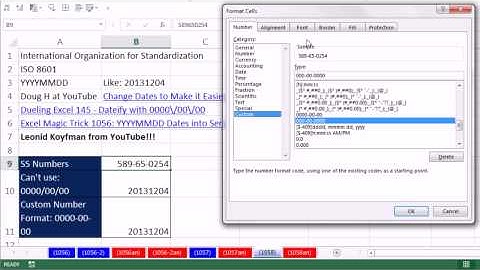 Excel Magic Trick 1058 Convert YYYYMMDD to Serial Number Date with =TEXTA1,0000 00 00