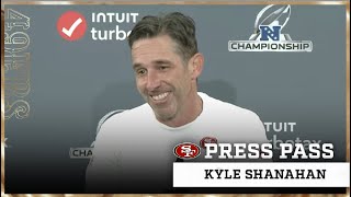 Kyle Shanahan Reacts to 49ers NFC Championship Win | 49ers