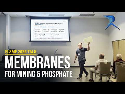 FLSME 2026 talk on membrane electrolysis for phosphate and mining
