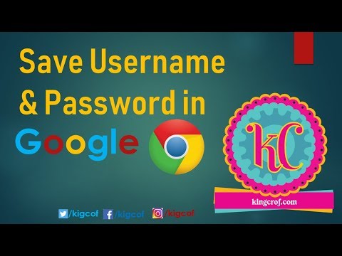 How to Save Username & Password in Google Chrome. Google Chrome में U/N और P/W save कैसे करें।