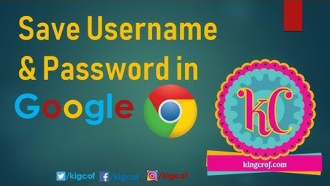 How to Save Username & Password in Google Chrome. Google Chrome में U/N और P/W save कैसे करें।