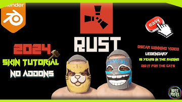 HOW TO MAKE RUST SKINS EASY!  2024 TUTORIAL