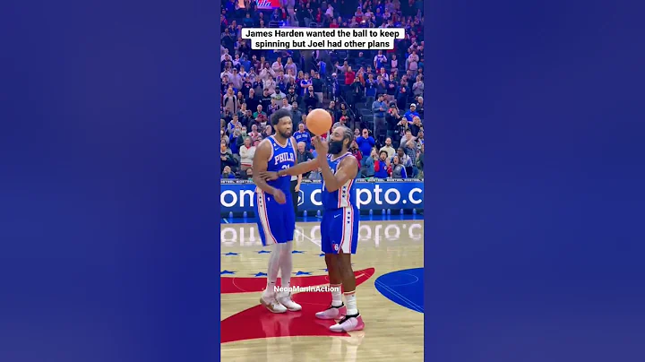 James Harden wanted to keep the ball spinning but Embiid wants it #jamesharden #philadelphia76ers - DayDayNews