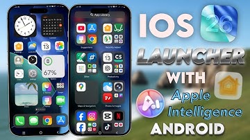 iOS 26 Launcher iPhone Style on Android with Apple Intelligence