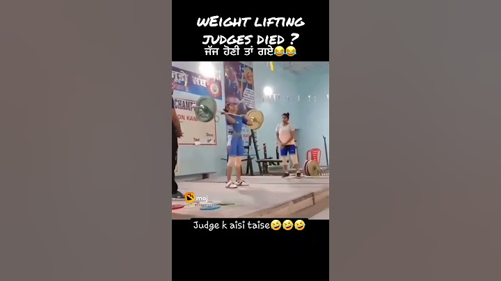 Weight Lifting Judges Died ?