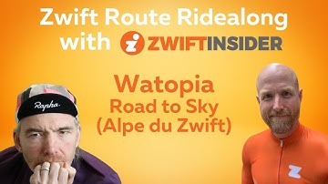 Zwift Road to Sky (Alpe du Zwift) Ridealong with Zwift Insider