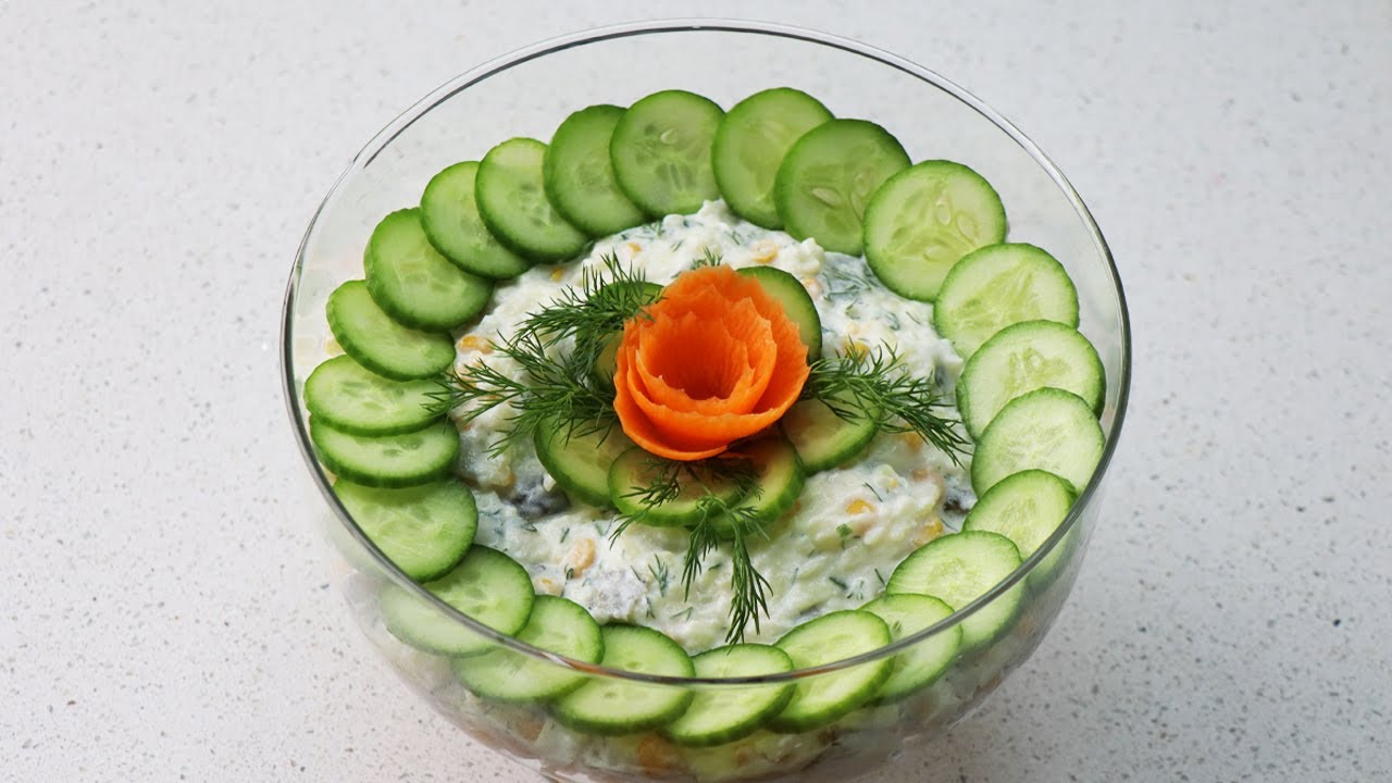 LEZZETİ GÖRÜNTÜSÜNDEN GÜZEL ???? YOĞURTLU PATATES SALATASI (Kolay Salata Tarifleri) LEZZETİ GÖRÜNTÜSÜNDEN GÜZEL ???? YOĞURTLU PATATES SALATASI (Kolay Salata Tarifleri)