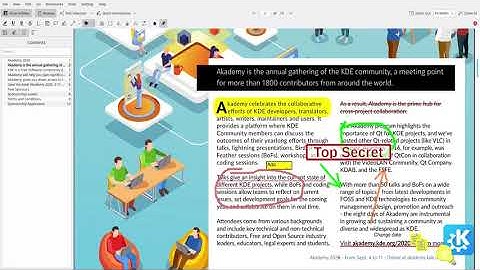 KDE Tip: Annotate documents with Okular