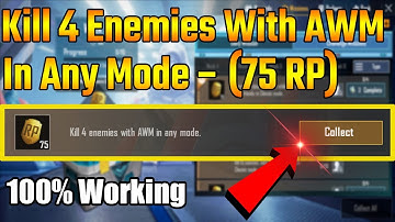 Kill 4 Enemies With AWM In Any Mode In 1-Minute MONIKA