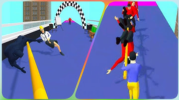 Joust Run👩🏼‍🦳🪄👢💐 New Gameplay - All levels walk-through - Android,ios