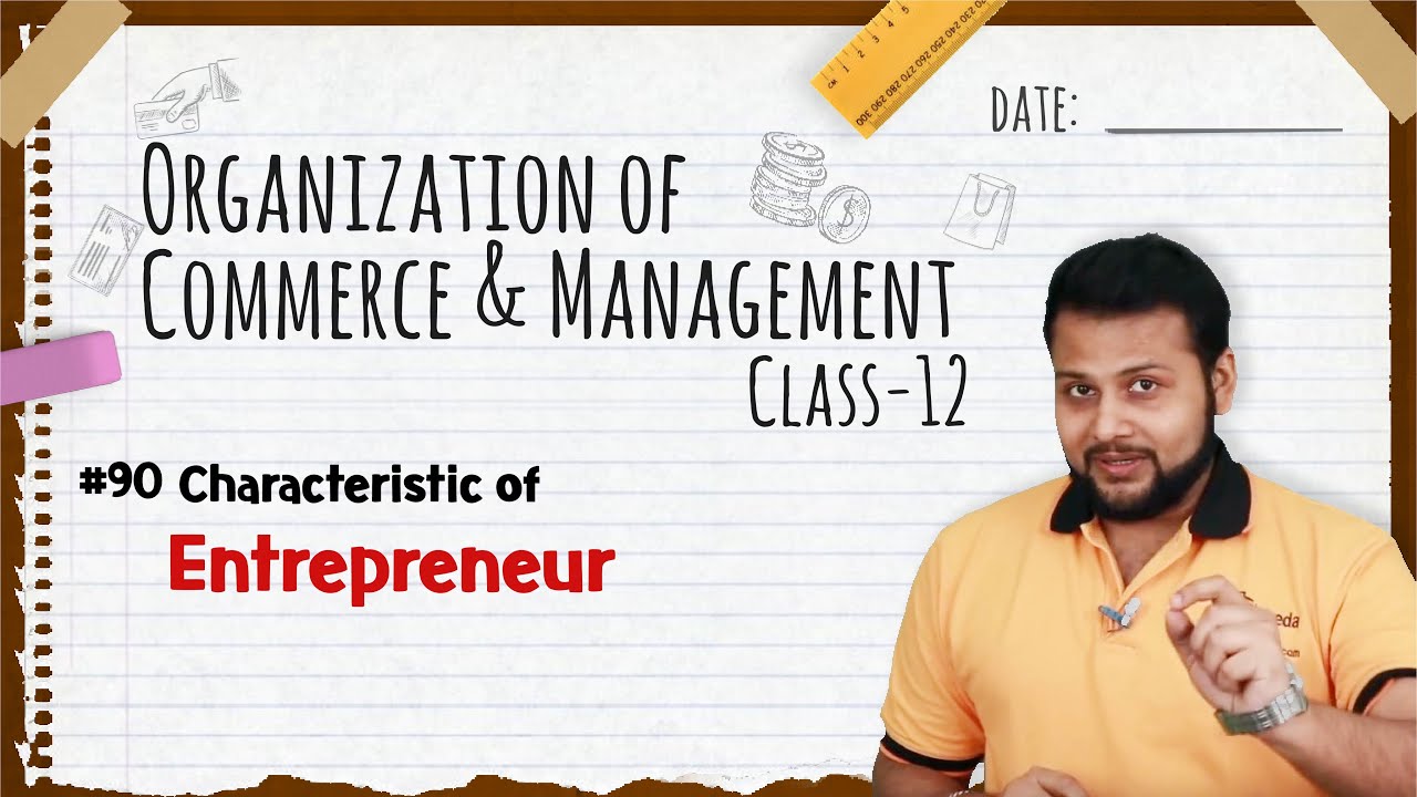 Characteristic of Entrepreneur - Entrepreneurship Department - Class 12