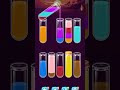 colourful water sort puzzle ASMR gameplay #games #satisfying #gamingshorts #game #puzzle