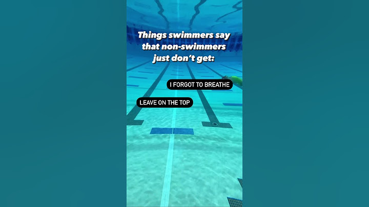 iykyk 😉 What are some other things that only swimmers will understand??