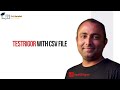 testRigor with CSV File | CSV Test Data File | Data Driven Testing
