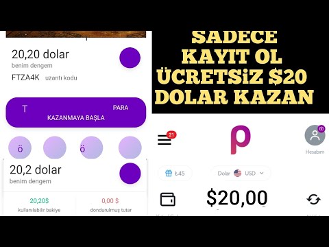 KAYIT OL $20 DOLAR KAZAN YENİ PLAFORUM | internetten para kazanma -  internetten dolar kazanma