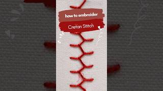 Quick Cretan Stitch Tutorial: Embroidery in Minutes