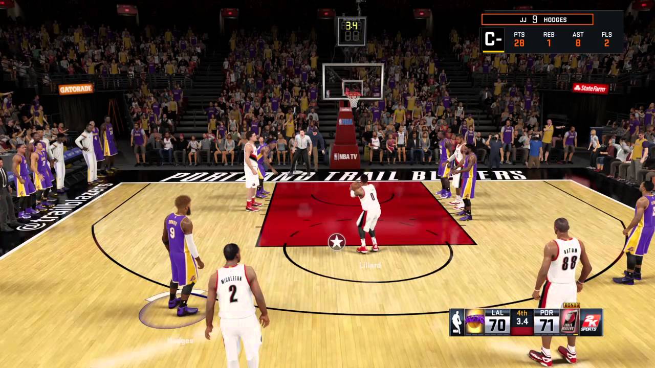 NBA 2K15 my career game winner YouTube