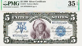 The Chief Note $5 Silver Certificate 1899