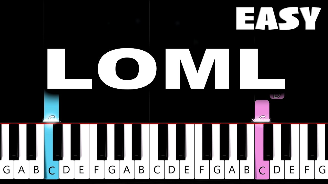 Taylor Swift - loml- EASY Piano Tutorial