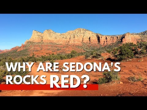 アリゾナ州セドナの岩が赤いのはなぜですか？