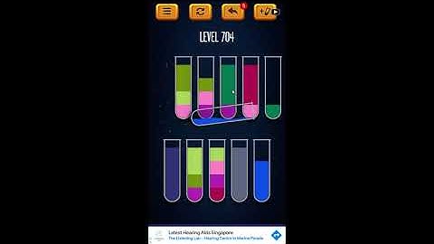 Water Sort Puzzle - Color Liquid Sorting Game Level 704 Solution