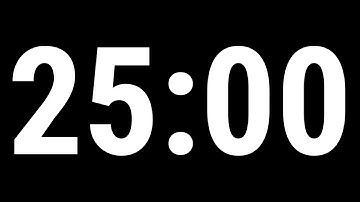 25 Minute Timer with Alarm | No Ads