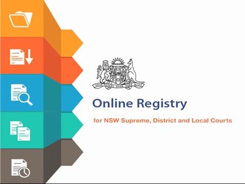 NSW Online Registry - How to complete a defence for a claim made against you (audio description)