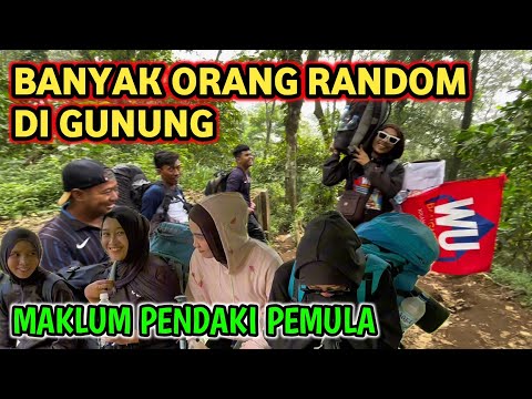Momen Lucu Pendakian Gunung Pundak Ketemu Teman Baru Yang Sama-sama Lugu | Dewa Gabut Hiking Part 2