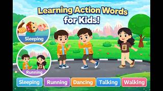 Action words for kids | English vocabulary for kids