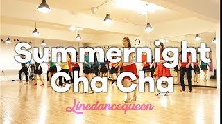 Summer Night Cha Cha Line Dance(Beginner)  Ir Torre Demo
