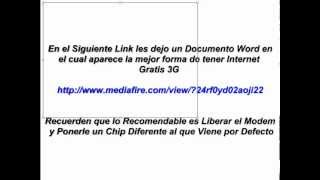 Internet Modems 3G Gratis! [Valido para Múltiples Países]