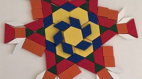 Geometric art - kids art