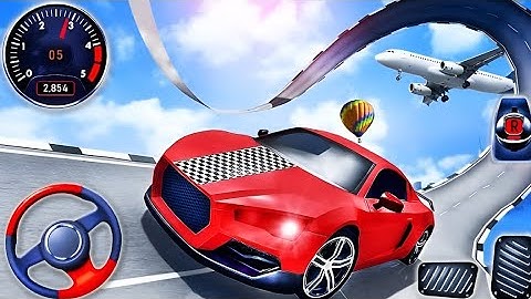 Car Stunts Ramp Racing Simulator 2022 || Mega Tracks Impossible 3D || Android Gameplay