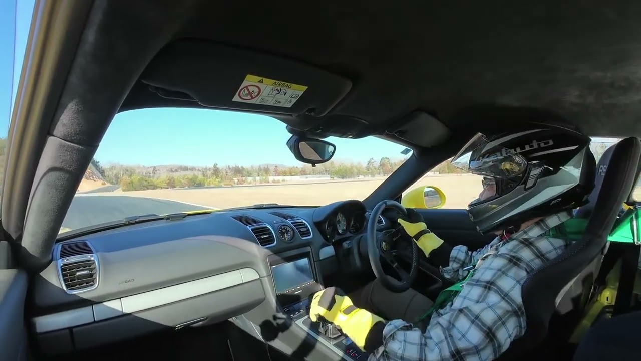 RSGW　PORSCHE　ケイマンGT4　TSタカタサーキット　25回目