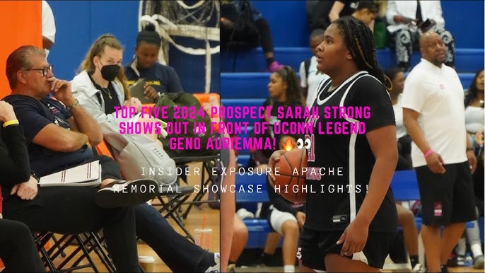 HIGHLIGHTS: TOP 5 2024 Sarah Strong DOES IT ALL for Lady Strong Center at  #PhenomLadyRumble 