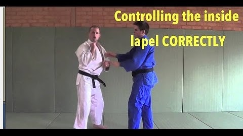 Grip fighting basics - Controlling the inside lapel correctly