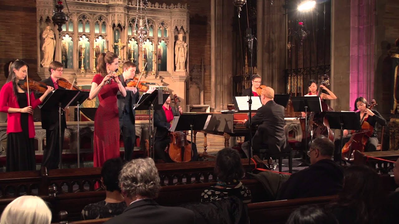 Telemann Concerto for Flute, Violin and Cello, performed by New York