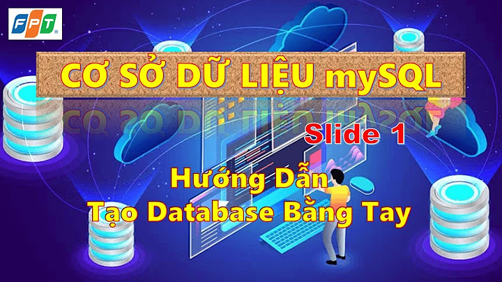 Hướng dẫn tạo database trong sql server	Informational