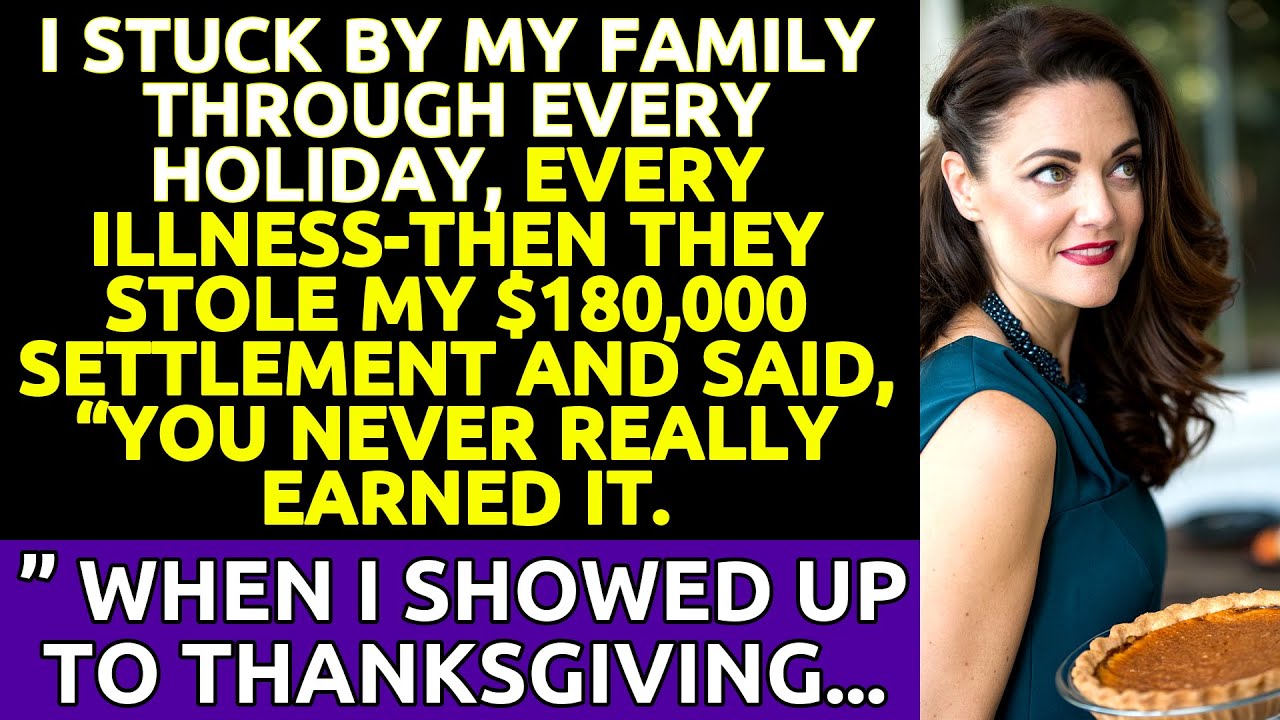They Stole My $180K Settlement—Then I Showed Up at Thanksgiving with Lawyers