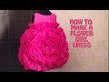 HOW TO MAKE A RUFFLE FLOWER GIRL DRESS /ORGANZA