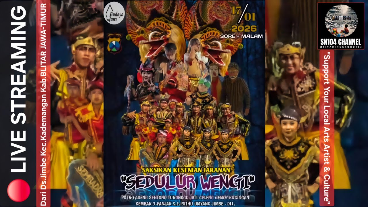 🔴 LIVE Kesenian Jaranan SEDULUR WENGI | Jimbe Kademangan Blitar