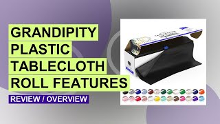Grandipity Plastic Tablecloth Roll Review – Durable & Easy Party Table Cover!