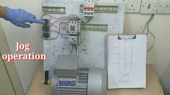 Start Stop Jog With Motor (English Subtitle)