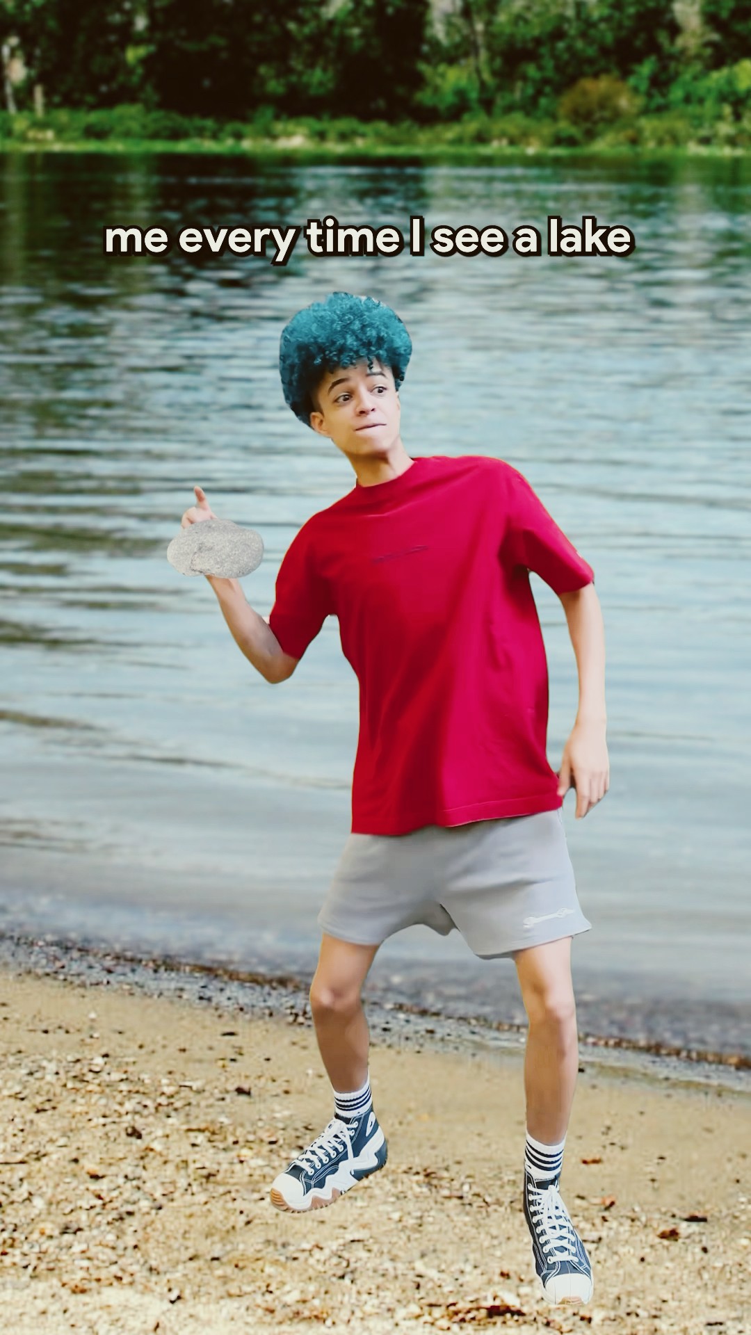 WHEN YOU SEE A LAKE