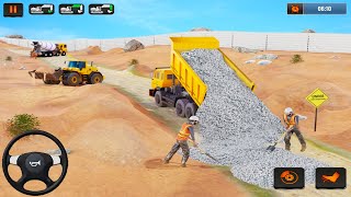 Road Construction City Building #2 - Heavy Construction Vehicles - New Android Gameplay screenshot 2