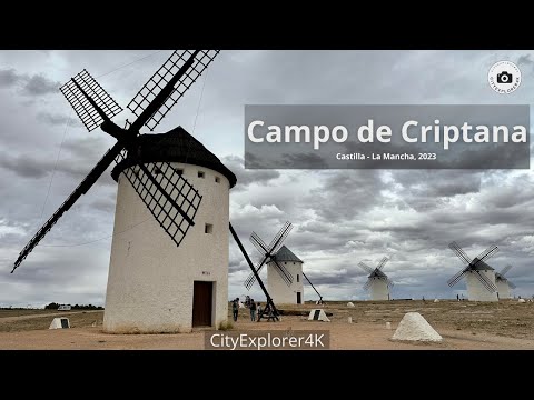 Campo de Criptana - Molinos - Cervantes Don Quijote - 2023 - 4K | Castilla-La Mancha | España