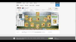 FIFA 14 Ultimate Team - Premier League (FUT Web App)