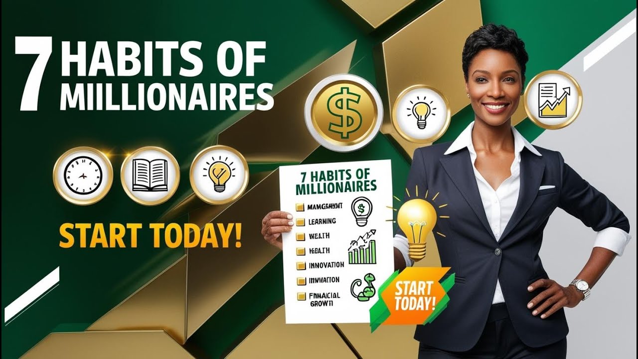 “💰7 Habits That Self Made Millionaires use To Increase Wealth! Start ...