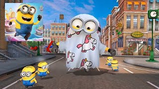 Minion Rush Ghost Minion Den Ticket Fluffy Unicorn Costume Downtown Gameplay Android Pc